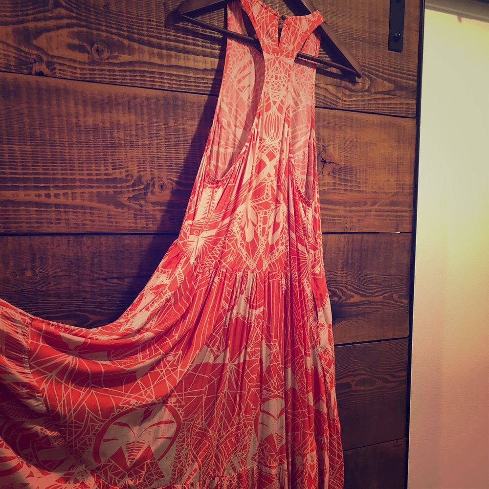 Free People ultra light maxi frock